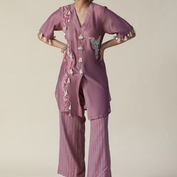 ARPITA SULAKSHANA Embellished Tunic With Palazzos-picture-42