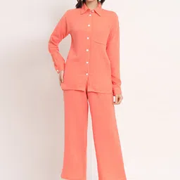 NUEVOSDAMAS Pure Cotton Shirt With Trousers-picture-4
