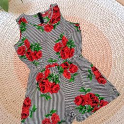 Floral Print Women Jumpsuit-image-98