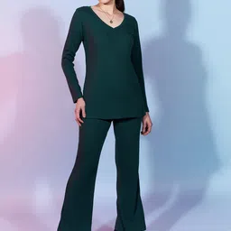 DressBerry Ribbed V-Neck Top & Trouser-picture-51