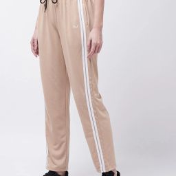 Women Striped Beige Track Pants-image-59