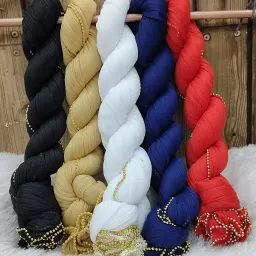 Lycra Blend Solid Multicolor Women Dupatta-image-59