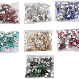 Crystal edged drop shape stones for Decorative work (6 mm Pack of 700 Pcs)-image-77