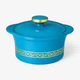 Inner Steel Casserole 3000 ml blue PU Insulated BPA Free Odour Proof Food Grade Serve Casserole-image-54