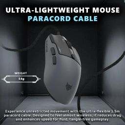 EVOFOX Ghost Air Programmable Gaming Mouse with Pixart Sensor, RGB and Software Wired Ambidextrous OpticalGaming Mouse image 3