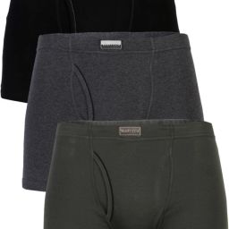 Pack of 3 Men Multicolour Pack of 3 Solid Antibacterial Colour Fresh Boxer Briefs Solid Men Trunk-image-51