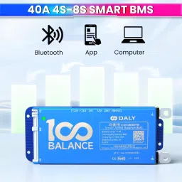 amicisolar Battery Management System DALY, 40A 4-8S, 12-24V BMS with 1A Active Balancer Electronic Components Electronic Hobby Kit image 3