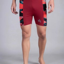 Printed Men Swim Bottom Multicolor Swimsuit-image-99