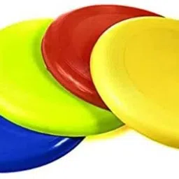 Flying Disc Frisbee Indoor/Outdoor | Fun Sports & Training Multicolor (Set of 5) Plastic Sports Frisbee-13