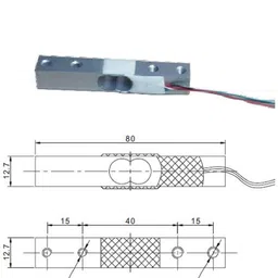 Pressure Sensor,5kg+ HX711AD Module,+4P DuPont Wire + Shell, Weighing Electronic Weighing Sensor Kit image 5