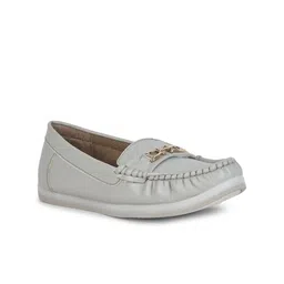 SALARIO Women Embellished Lightweight Memory Foam Horsebit Loafers-image-54