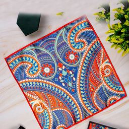 KOLOROBIA Men Printed Pocket Squares-image-5