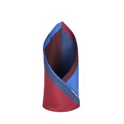 Louis Philippe Men Red & Blue Colourblocked Pocket Squares-58
