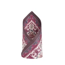 Louis Philippe Printed Microfiber Pocket Square-image-67