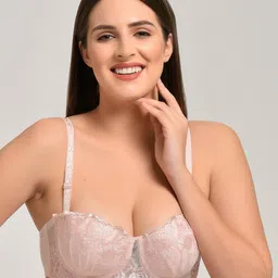 MAKCLAN Balconette Bra - Medium Coverage Underwired Lightly Padded-45