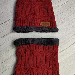 EL REGALO Unisex Pack Of 2 Self Design Beanie-picture-37