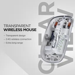 Acer Transparent Rechargeable Bluetooth Wireless Optical Mousewith Bluetooth image 2