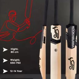 Kookaburra Black Edition | Tennis Ball Cricket Bat | Size 6 Poplar Willow Cricket Bat For 9 - 11 Yrs-14
