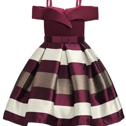 StyleCast Girls Colourblocked Shoulder Strap Fit & Flare Dress-image-28