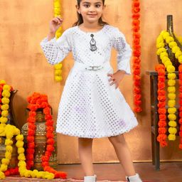 Aarika Woollen Fit & Flare Dress-image-71