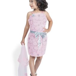 BAESD Floral Net Fit & Flare Dress-48