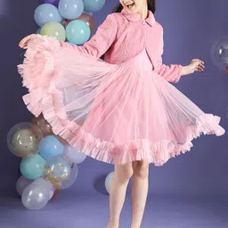 Cherry & Jerry Girls Ruffled Tulle Fit & Flare Dress-picture-45