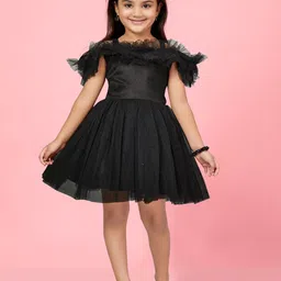 BAESD Off-Shoulder Pleated Fit & Flare Dress-picture-26