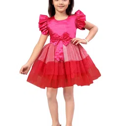 BAESD Flutter Sleeve Net Fit & Flare Dress-picture-15