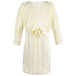 Wish Karo Satin Fit & Flare Dress-picture-43