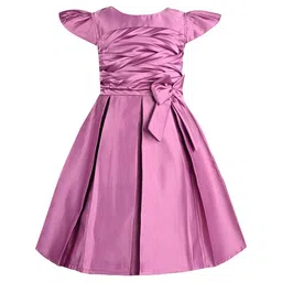 Wish Karo Satin Fit & Flare Dress-picture-49