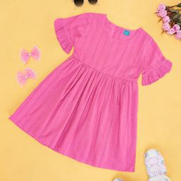 YU by Pantaloons Girls Cotton Fit & Flare Dress-picture-15