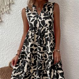 StyleCast Floral Print Fit & Flare Dress-image-62