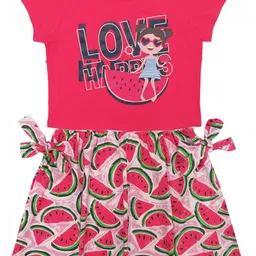 Clothe Funn Graphic Print Fit & Flare Dress-image-13