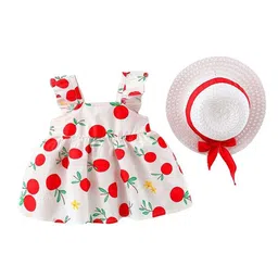 StyleCast x Revolte Girls Polka Dot Print Fit & Flare Dress-image-7