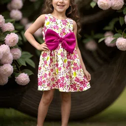 A.T.U.N. Floral Print Fit & Flare Dress-picture-53