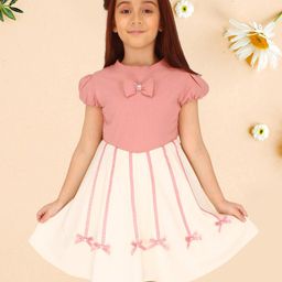 CUTECUMBER Girls Embellished Fit & Flare Dress-picture-6