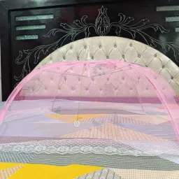 HDPE - High Density Poly Ethylene Infants Washable Baby Mosquito Net upto 1yrs. (Multicolor) Mosquito Net-image-78