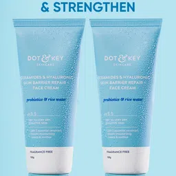 DOT & KEY Set of 2 Ceramides+Hyaluronic Skin Barrier Repair Face Cream - 100g Each-45