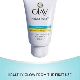 Olay Natural Aura Glowing Radiance Day Cream with SPF15 with Vitamin B3, Pro B5 & E - 20g image 5