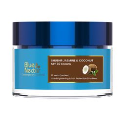 Blue Nectar Men Shubhr Jasmine & Coconut SPF30 Face Cream with Turmeric & Almond - 50 g-32