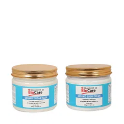 BEAUCODE BIOCARE White Set Of 2 Organic Sugar Face & Body Mask & Cream - 500 g Each-97
