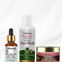Urbaano Herbal De-Tan Skin Combo Kit With Vitamin C Night Cream-22