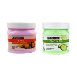FEELHIGH Set Of 2 Fruit & Cucumber Cream Face & Body Moisturizer - 500ml Each-14