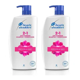 Head & Shoulders Set of 2 Smooth & Silky Anti-Dandruff Shampoo + Conditioner - 1L each-11