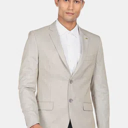 AD By Arvind Men Tailored-Fit Single Breasted Blazers-image-55