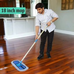 Wet and Dry Floor Cleaning Mop |Home |Office |Hotel | Hospital(18 INCH Full Set) Wet & Dry Mop-image-39