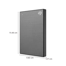 SEAGATE One Touch 2TB USB 3.0 Hard Disk Drive (Password Activated Hardware Encryption, STKY2000404, Grey) image 2
