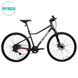 Adult Hybrid Cycle Riverside 500 - Grey Red-image-52