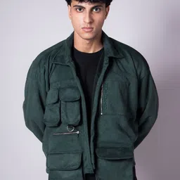 HOP HEAD Men Spread Collar Solid Casual Tailored Jacket-picture-16