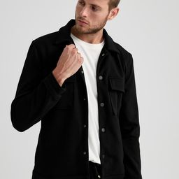 DeFacto Spread Collar Cotton Tailored Jacket-17